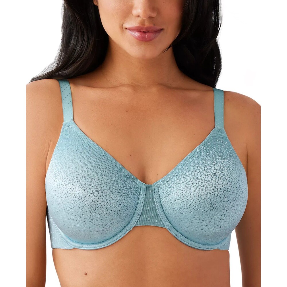 Wacoal Light Blue Textured Underwire Bra